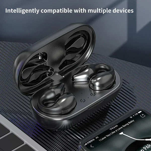 ?New Year Promotion 50% OFF?Wireless Ear Clip Bone Conduction Headphones