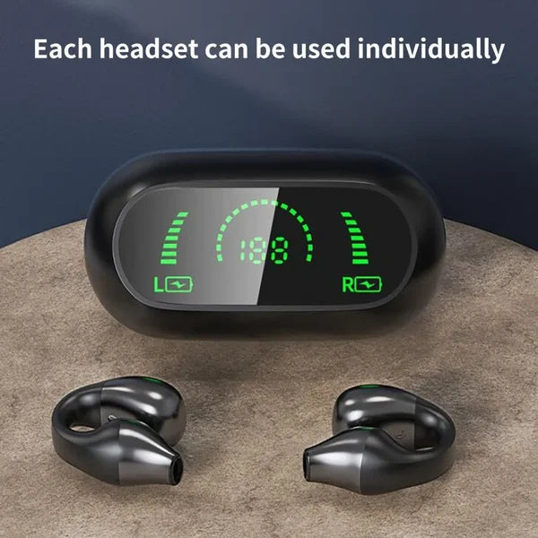 ?New Year Promotion 50% OFF?Wireless Ear Clip Bone Conduction Headphones