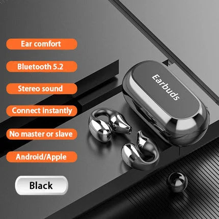 ?New Year Promotion 50% OFF?Wireless Ear Clip Bone Conduction Headphones