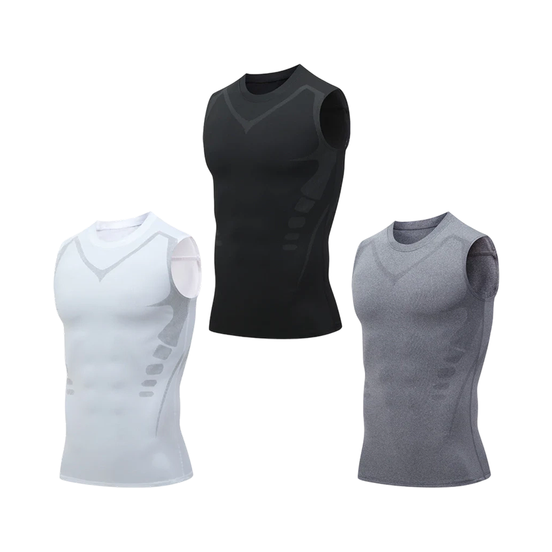 🔥50K+ SOLD! Ionic Shaping Vest – Cooling compression, smooths belly & love handles. Invisible under shirts. Feel confident again! 💪✨