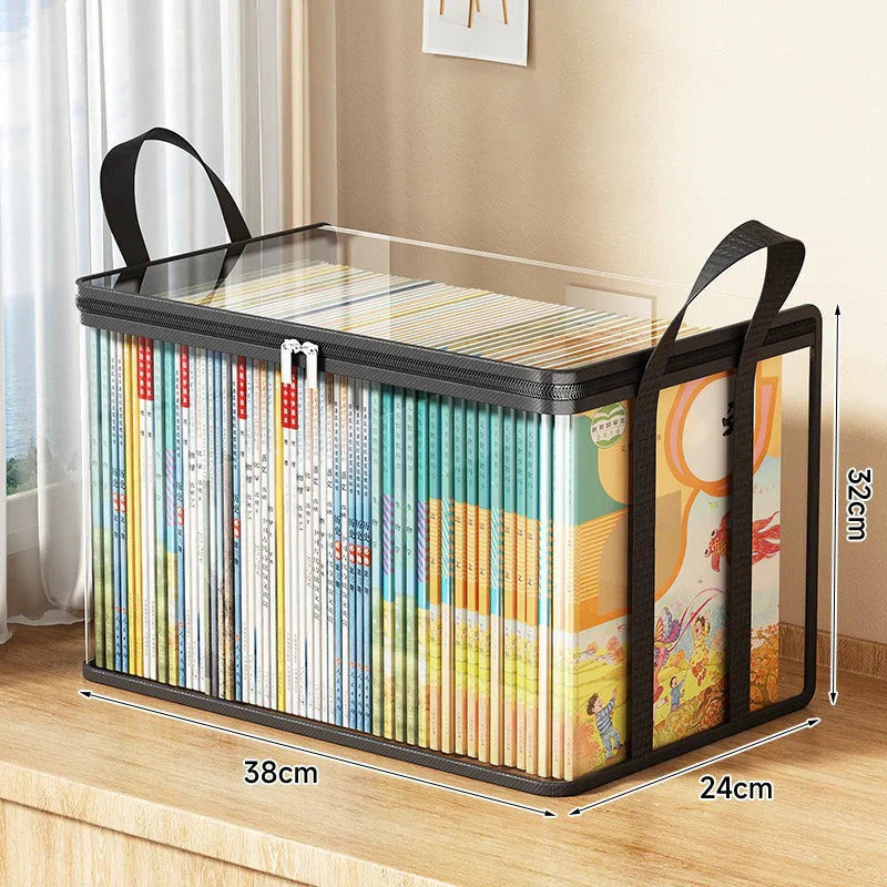 🔥📦Portable Large Heavy-Duty Thick Plastic Clear Storage Box with Hinged Lid | Home, Travel & Camping