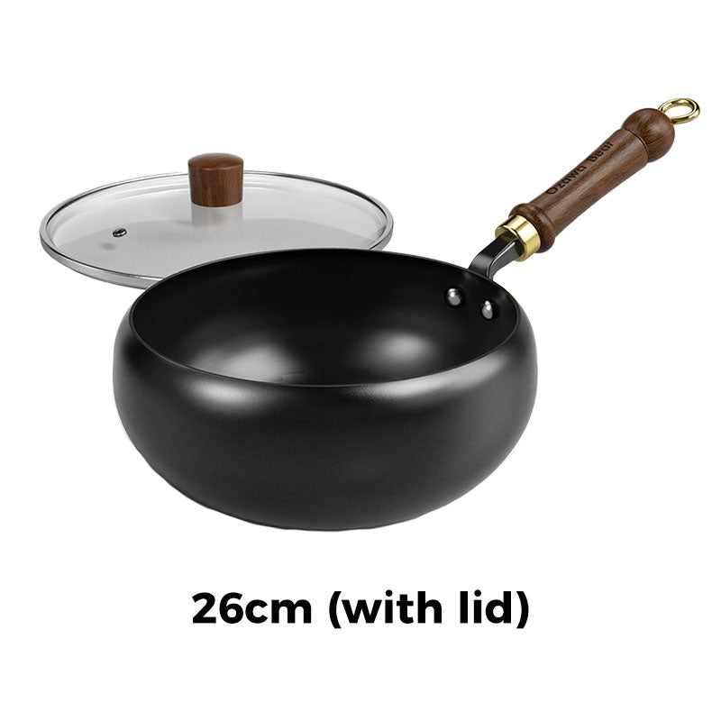 ⏳⏰Uncoated Thick Iron Pot⏲️🥖