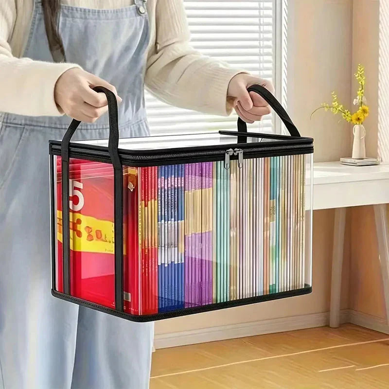 🔥📦Portable Large Heavy-Duty Thick Plastic Clear Storage Box with Hinged Lid | Home, Travel & Camping