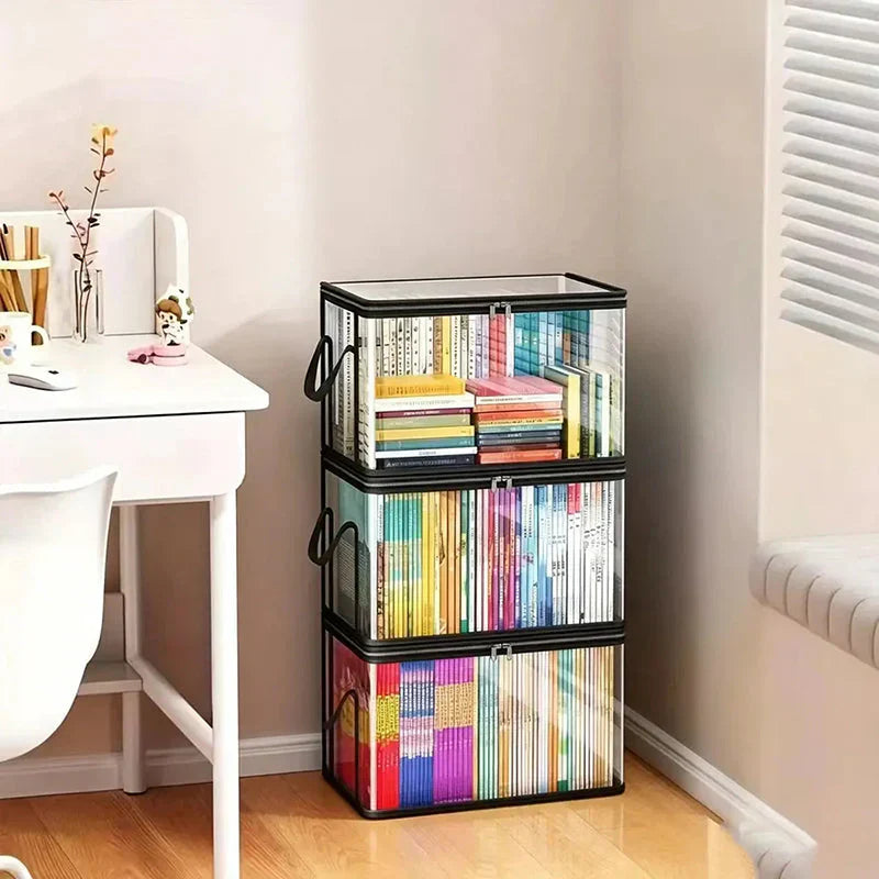 🔥📦Portable Large Heavy-Duty Thick Plastic Clear Storage Box with Hinged Lid | Home, Travel & Camping