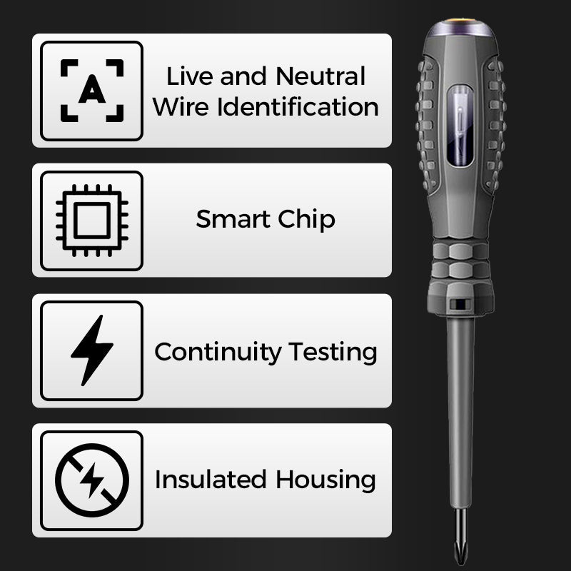 💥Hot Sale-50%OFF💥2-in-1  High Torque Strong Magnetic Screwdriver Electricity Detector
