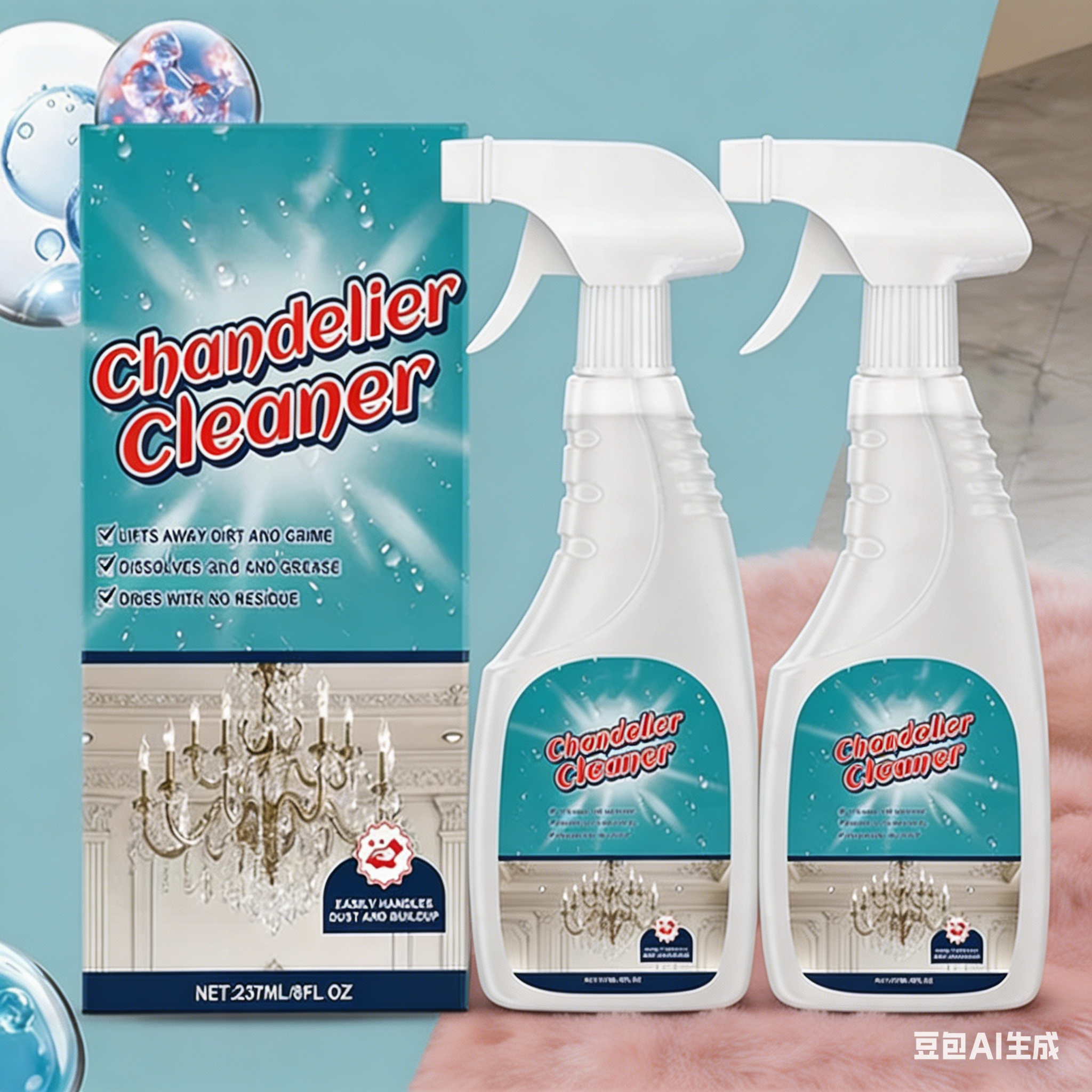 🥳2026 HOT SALE🥳💞50K+ SOLD!✨💦 Chandelier Cleaning Spray – Removes dust & stains from crystal/metal. No scrubbing, no residue. Protect your chandelier’s shine. A delicate job made easy! 💎🛡️