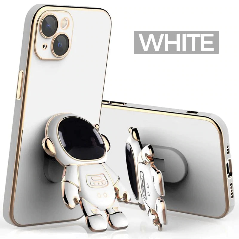 Electroplating Astronaut iPhone Case & Stand
