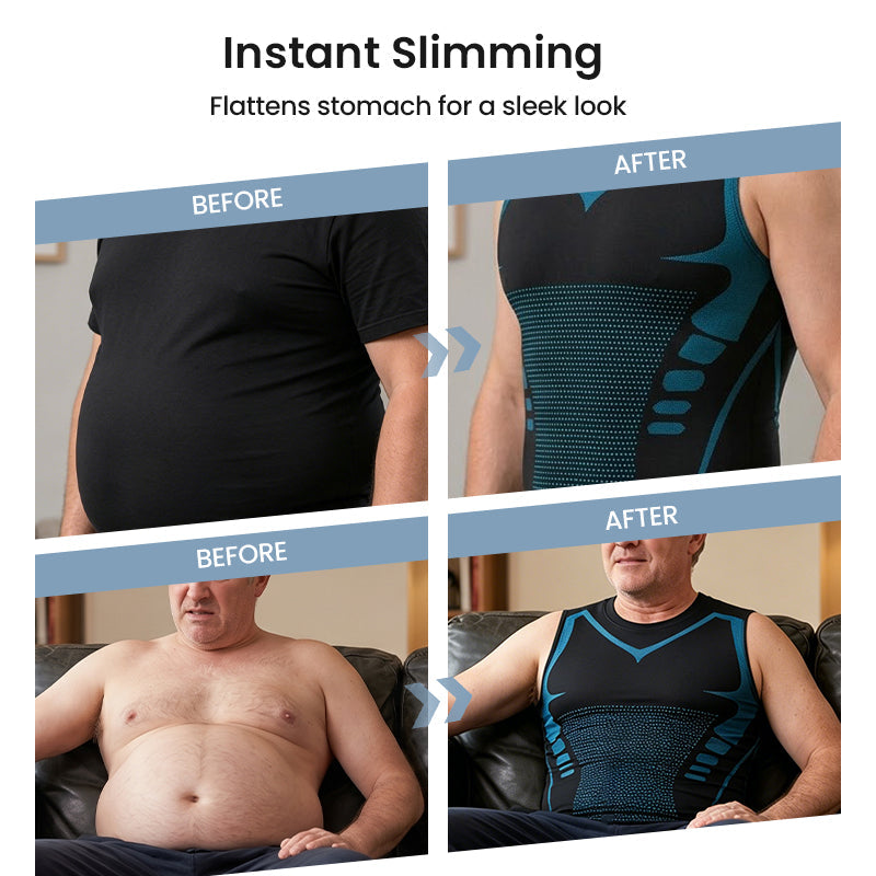 🔥50K+ SOLD! Ionic Shaping Vest – Cooling compression, smooths belly & love handles. Invisible under shirts. Feel confident again! 💪✨