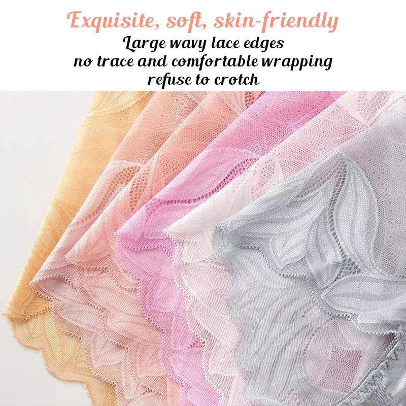 💋Buy 4 Get 4🔥Ladies Silk Lace Handmade Underwear