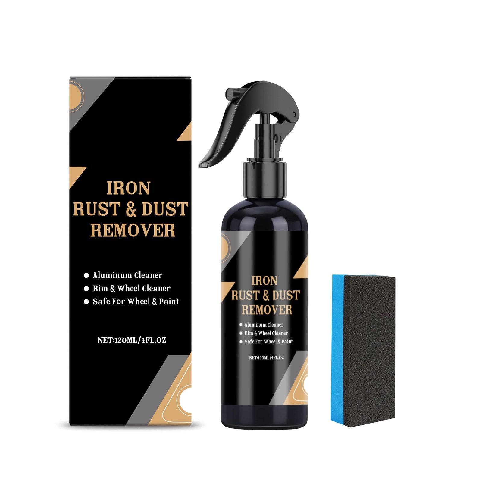 🔥Wheel and Rim Cleaning Spray, Rust and Dirt Remover, Purple-Tinted Rust Remover, All-Purpose Wheel Rust Remover