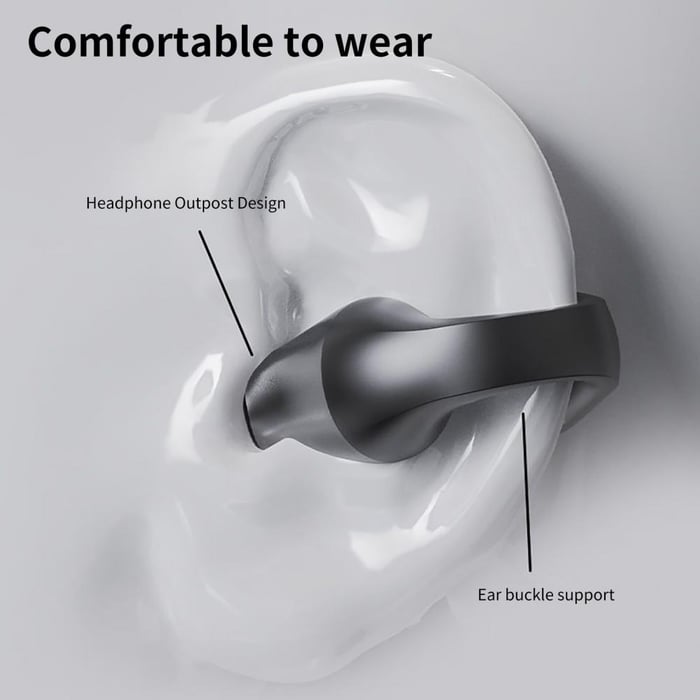 ?New Year Promotion 50% OFF?Wireless Ear Clip Bone Conduction Headphones
