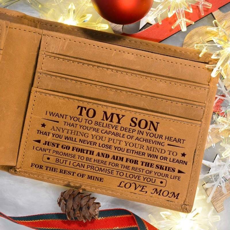 🎄Last Day SALE 50% OFF🧔 ❤️Engraved Genuine Leather Wallet