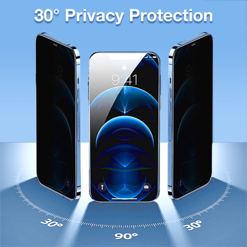 (iPhone 16 is coming!)🔥 iPhone Tempered Anti-Peeking Screen Protector - No Bubbles No Dust