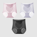 High waisted seamless elastic hip lifting panties
