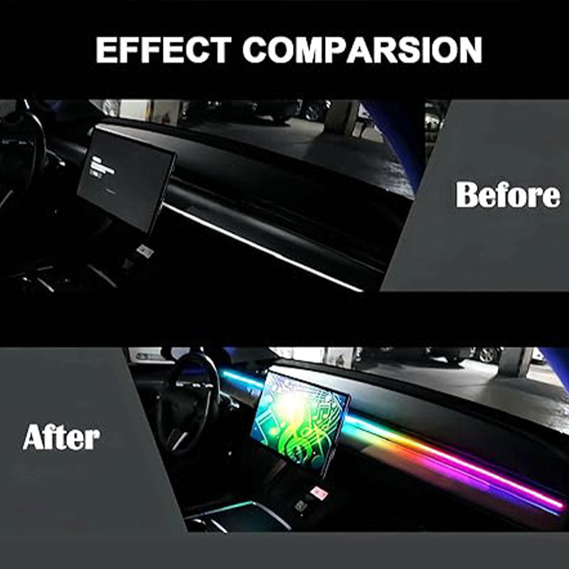 LED USB Car Interior Strip Lights with Remote