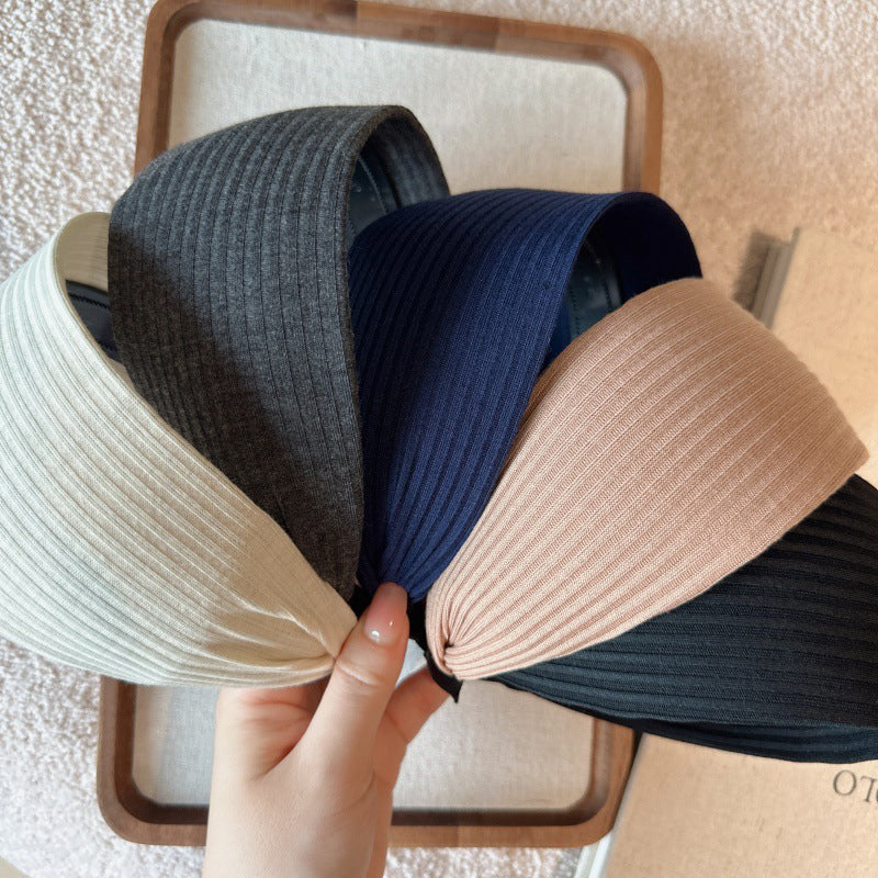 Women's Fashionable and Versatile Wide-Brimmed Headband