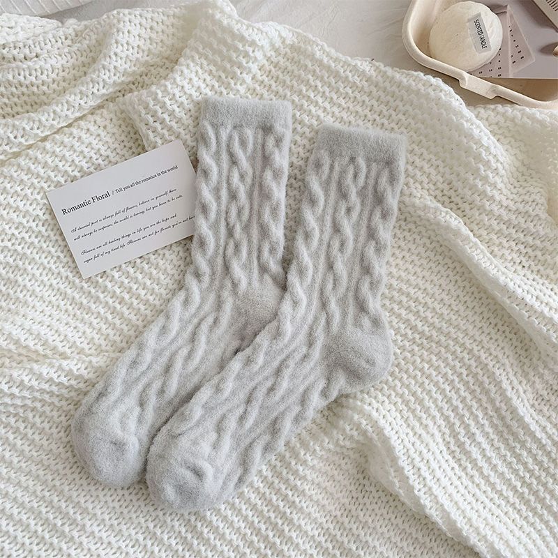 🔥Hot Sale 50% OFF🔥Soft Waxy Macaron Color Thermal Socks for Women - Great Gift
