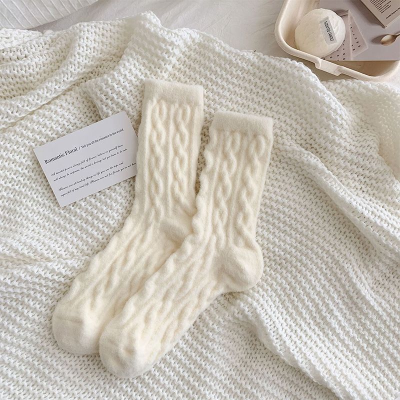 🔥Hot Sale 50% OFF🔥Soft Waxy Macaron Color Thermal Socks for Women - Great Gift