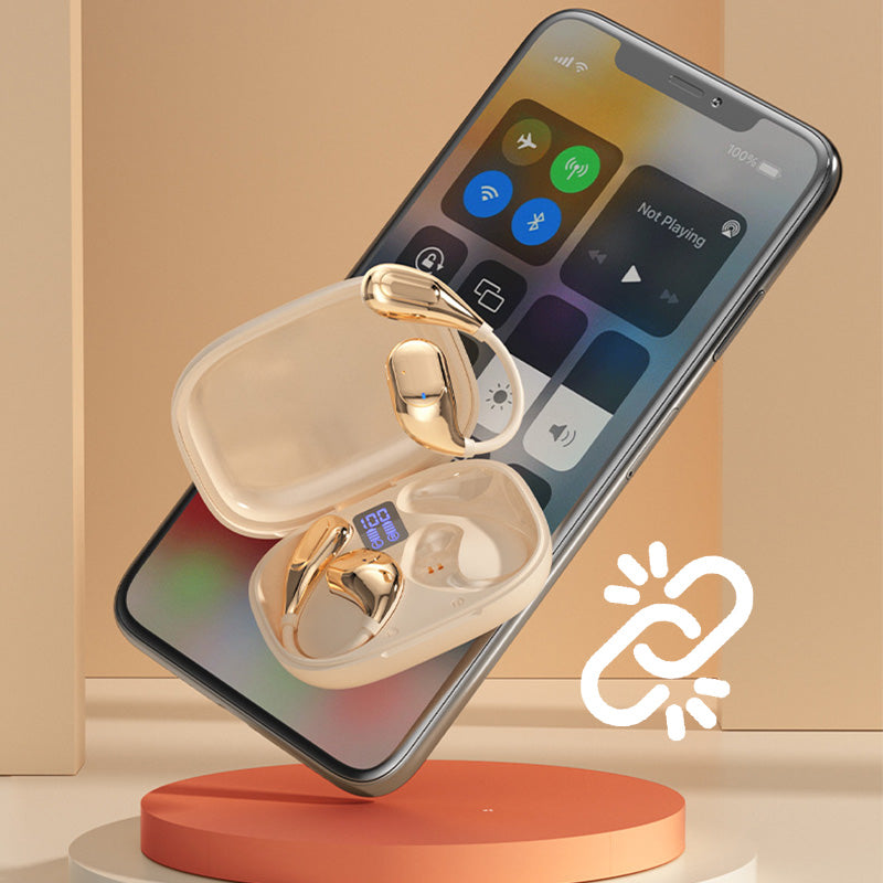🔥HiFi Waterproof Ear-Hook Bluetooth Headphones 🔥
