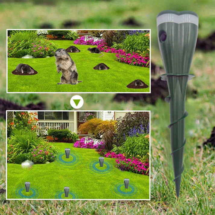 🥰🥰 Solar Animal Repellent – Non‑Toxic, Easy to Install, Waterproof 🔧