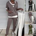 ⏳Time-Limited Special⏰Women's Casual V-Neck Top and Pants Set【High Quality】