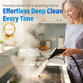 🥳2026 HOT SALE🥳💞50K+ SOLD!📢⏰ 50% OFF! High‑Temp Steam Cleaner – 105°C steam, 15s heat‑up. Kills 99.9% germs, no chemicals. 6 levels, large 1100ml tank. Multi‑surface magic! 🔥✨