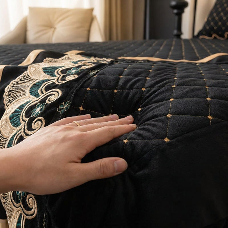 ⏳Limited-time 49% off⏰Ruffled Bed Sheet Skirt / Pillowcases🛏️