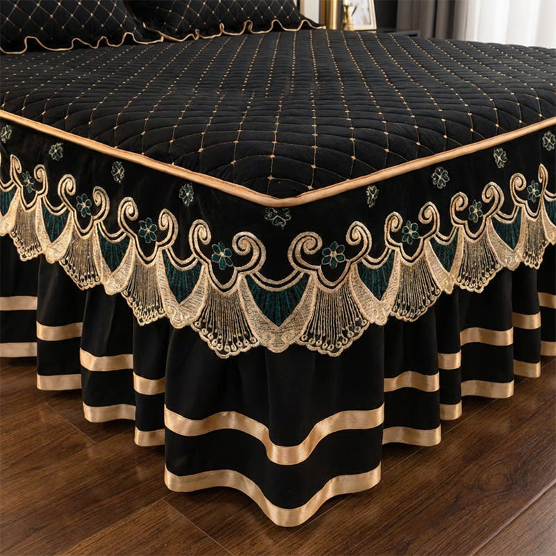 ⏳Limited-time 49% off⏰Ruffled Bed Sheet Skirt / Pillowcases🛏️