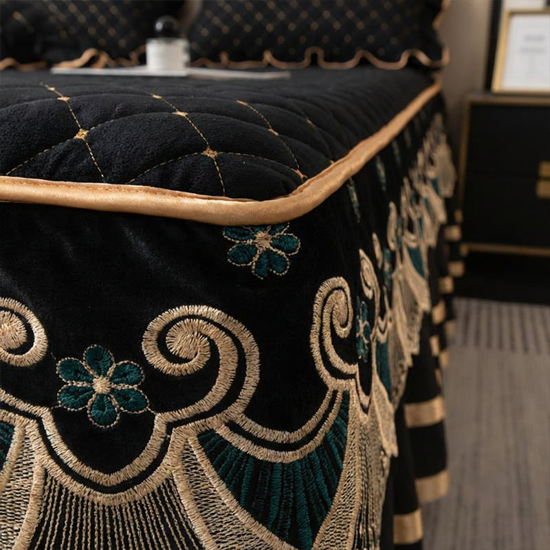 ⏳Limited-time 49% off⏰Ruffled Bed Sheet Skirt / Pillowcases🛏️