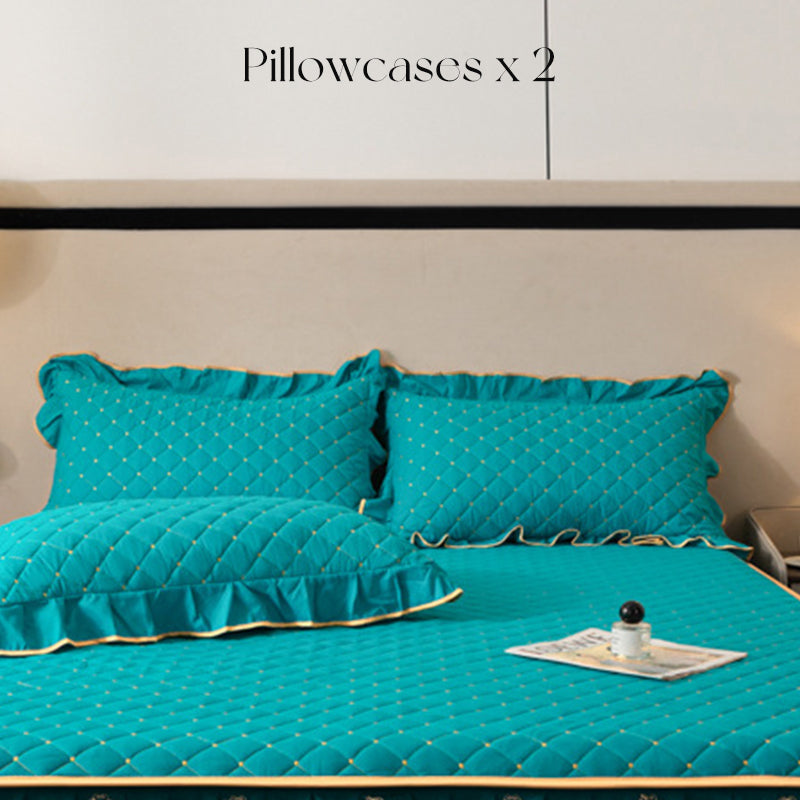 ⏳Limited-time 49% off⏰Ruffled Bed Sheet Skirt / Pillowcases🛏️