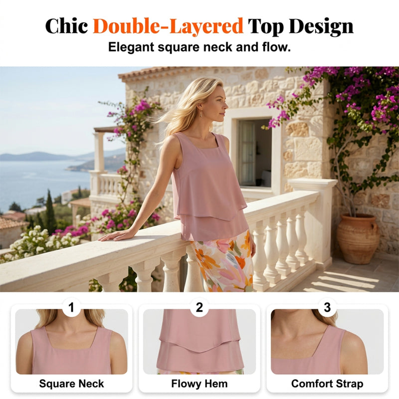 💥Women's Summer Floral Print 2-Piece Set