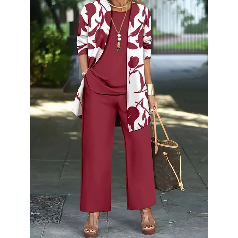 👚 Women’s Casual Comfortable 3-Piece Outfit Set – Stylish, Soft & Perfect for Everyday Wear ✨💃