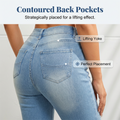 Women's High-Waist Slim-Fit Capri Jeans