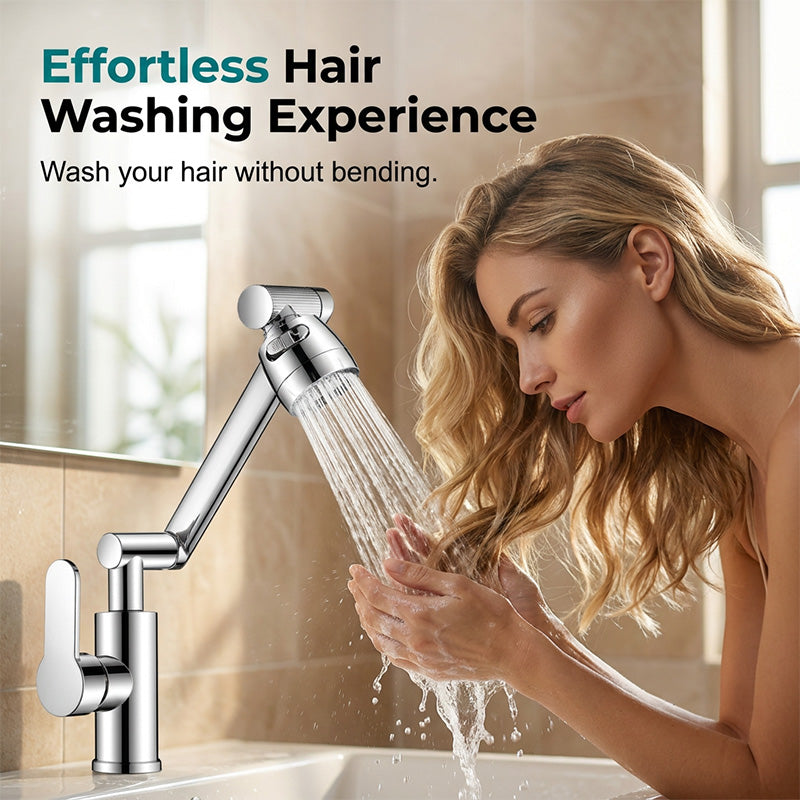 ⏳🚰 360° Rotating Mechanical Arm Faucet – Flexible, Modern & Easy to Use ✨