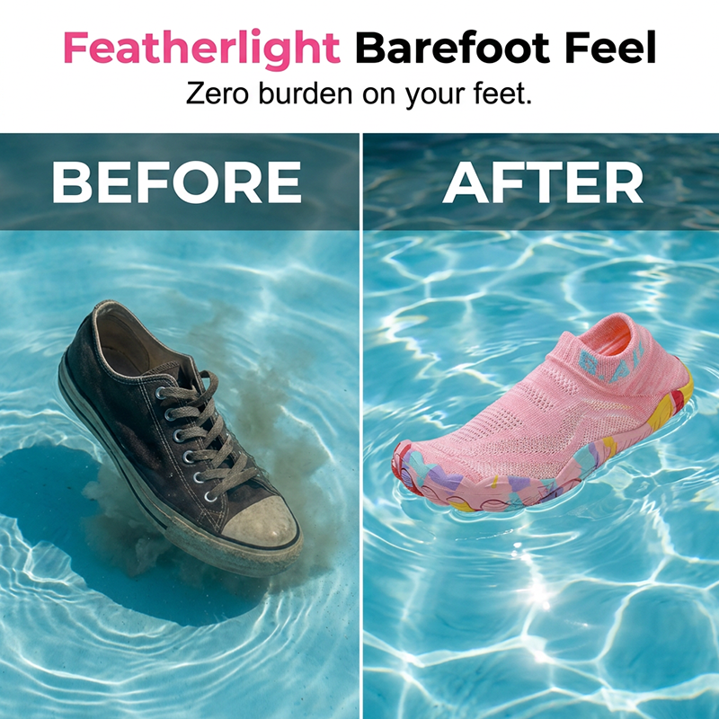 👣 50% OFF NOW! 🌊 Lightweight Water Shoes – Fast-Drying Aqua Socks for Surf, Swim & Fitness – Anti-slip sole, breathable mesh & perfect for beach walks, yoga or running 🏄‍♂️