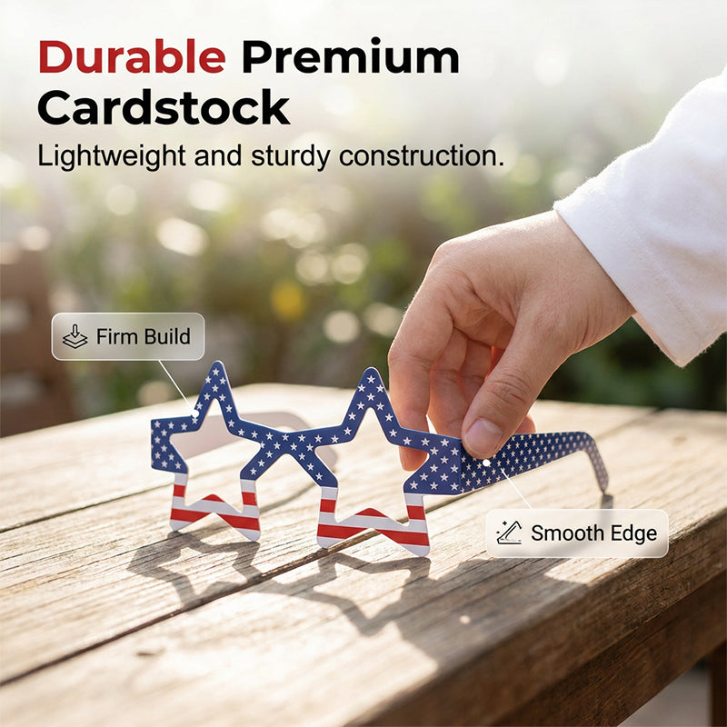 🔥Limited TimePromotion 50% OFF-Funny Flag Party Photo Prop Glasses 6-Piece Set