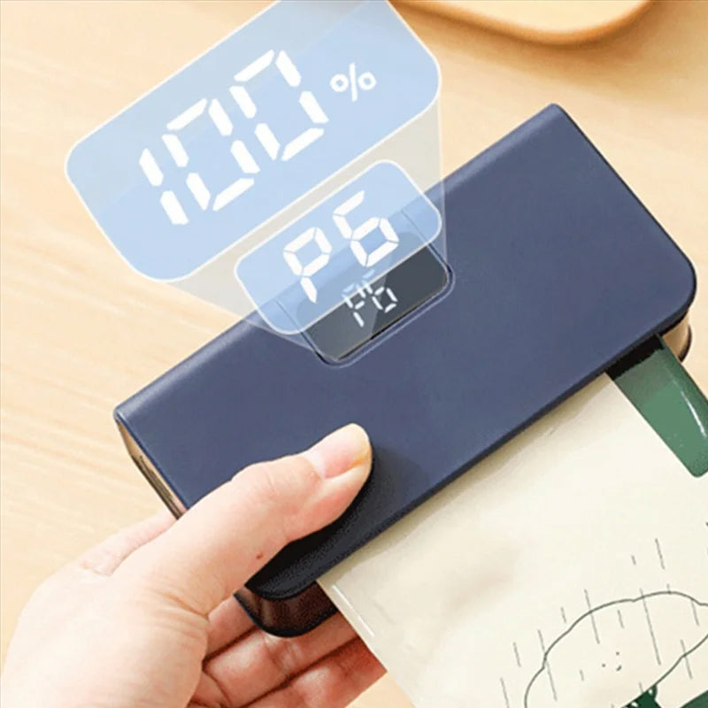 Rechargeable magnetic bag sealer with cutter