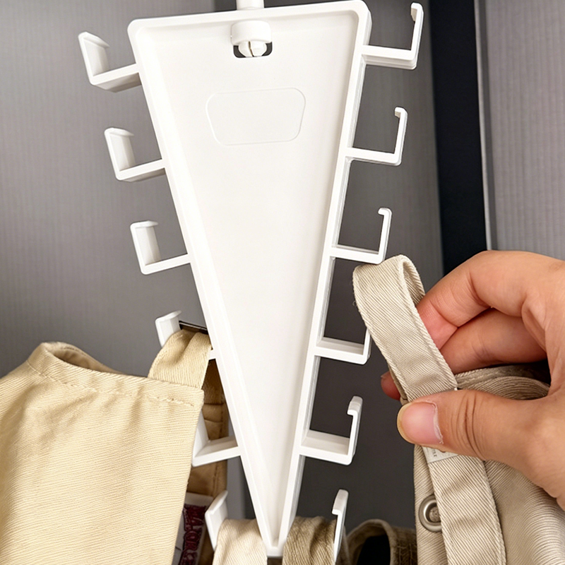 🏠 Buy 2 Get 1 Free – Triangle Closet Organizer for Clothes, Accessories & More 💖