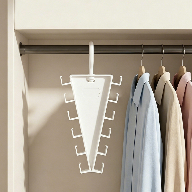 🏠 Buy 2 Get 1 Free – Triangle Closet Organizer for Clothes, Accessories & More 💖