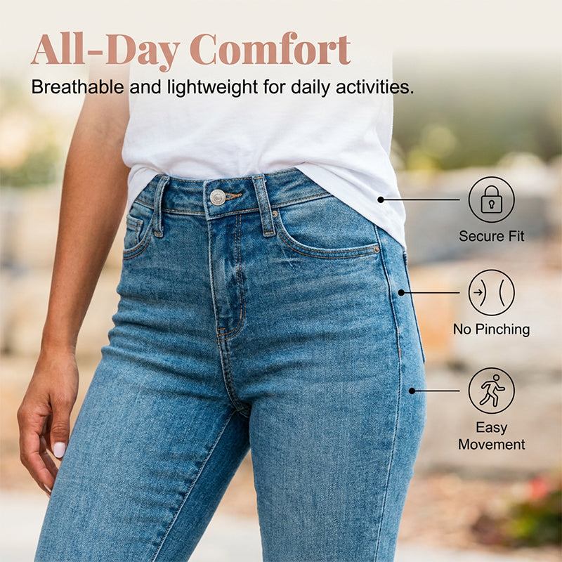 🔥Women's Casual High Waist Stretch Capri Jeans
