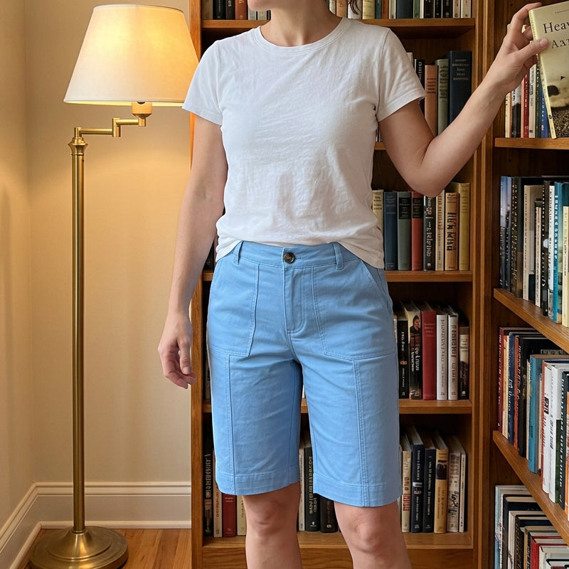 🔥New arrivals-Women's Solid Color Casual Shorts