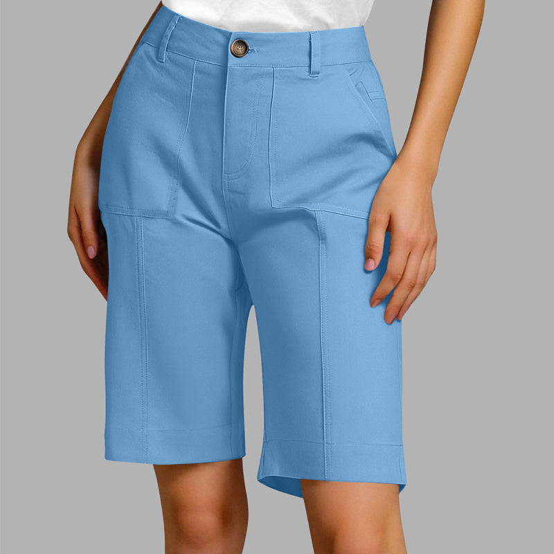 🔥New arrivals-Women's Solid Color Casual Shorts