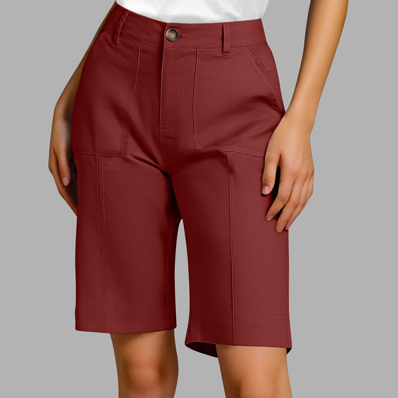 🔥New arrivals-Women's Solid Color Casual Shorts