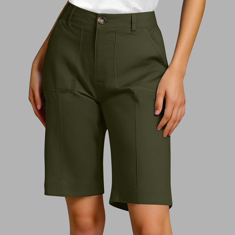 🔥New arrivals-Women's Solid Color Casual Shorts